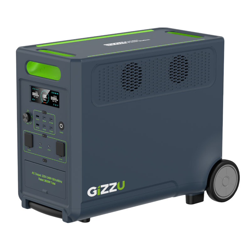 GIZZU HERO ULTRA 3840WH/3600W LITHIUM UPS PORTABLE POWER STATION (2 Years) - Powers All Household Appliances except Stove & Geyser