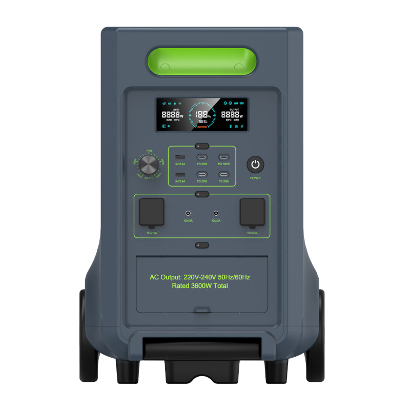 GIZZU HERO ULTRA 3840WH/3600W LITHIUM UPS PORTABLE POWER STATION (2 Years) - Powers All Household Appliances except Stove & Geyser