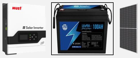 12V 1KW Solar System