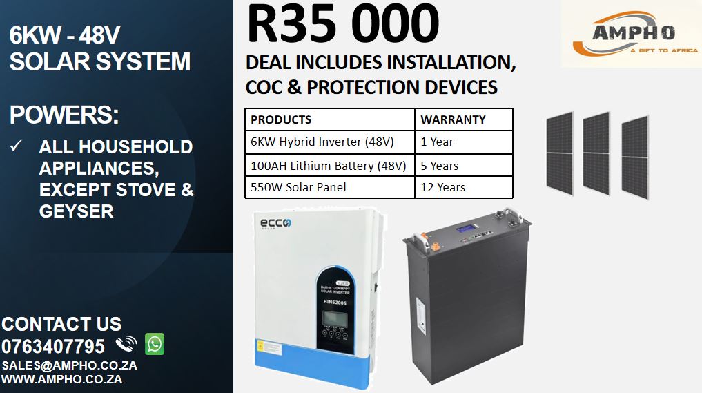 6KW 48V Solar System