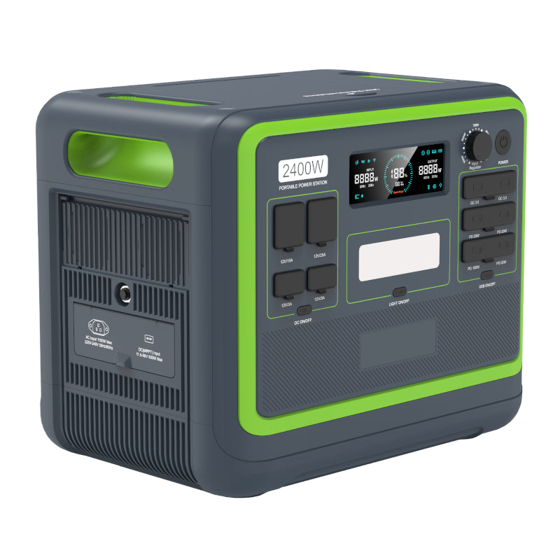 GIZZU HERO PRO 2048WH/2400W LITHIUM UPS PORTABLE POWER STATION (2 Years Warranty) - Fridge, Microwave, Washing Machine, Power Tools & Airfryer