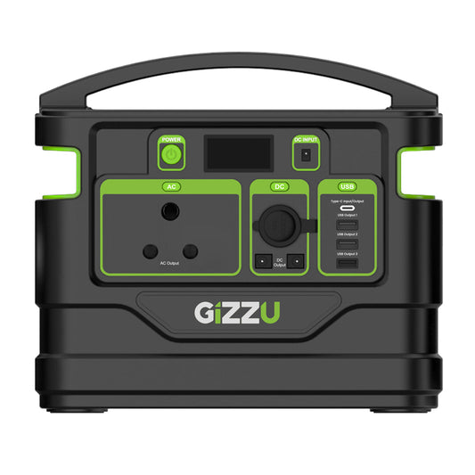 GIZZU GPS300 296Wh Lithium Portable Power Station (1 Year Warranty) - TV, Laptop, Wifi, Lights & Portable Fridge