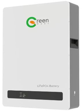 5.12KWh 48V Green Deer Lithium Battery (10 Years Warranty) - Comes with battery cables