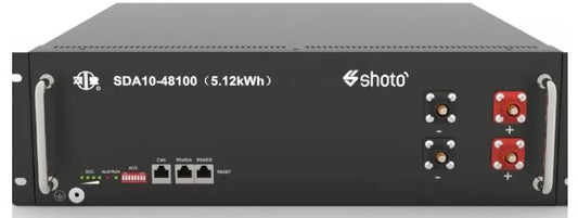 5.12KWh 48V Shoto Lithium-Ion Battery (5 Years Warranty)